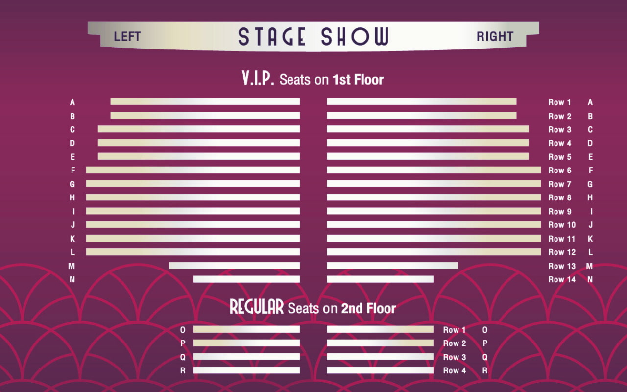 แผนผังที่นั่งของไซมอนคาบาเร่ต์ ภูเก็ต